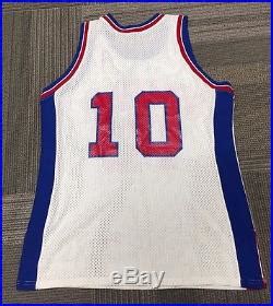 Auth Game Worn Issue Sand Knit Detroit Pistons Dennis Rodman Nba Bad ...