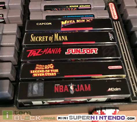 Mini Super Nintendo SNES Protector Boxes / Cases Classic - Etsy