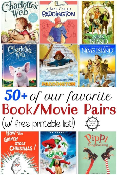 25 kids movies based on books – Artofit