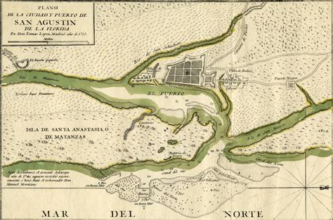 Historical Map - 1783 - St. Augustine Adventure