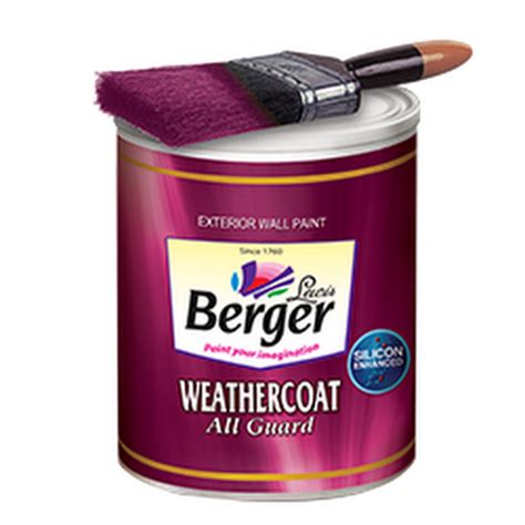 Berger Weathercoat All Guard Exterior Wall Emulsion Paint at Rs 4600/bucket | Berger Emulsion ...