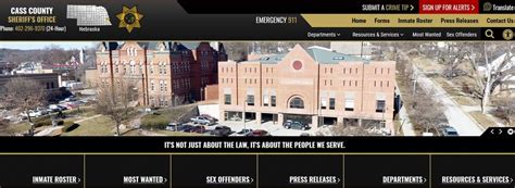 Cass County Sheriff's Office Launches New Website (04/13/2020) - Press Releases - Cass County NE ...