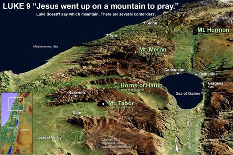 Biblical Map Of Capernaum