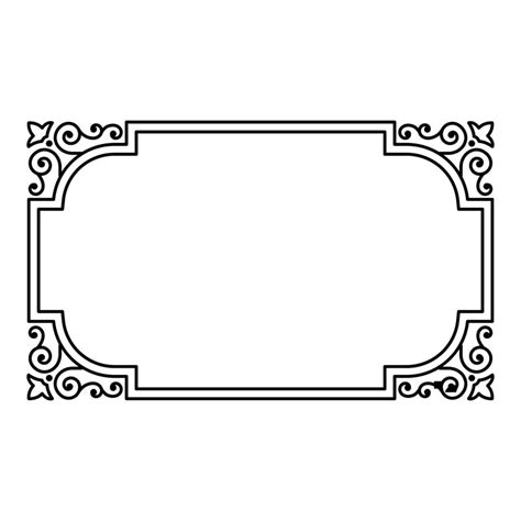 Classic frame ornament vector design 15122082 Vector Art at Vecteezy