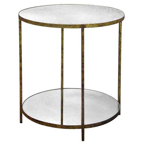 Round Glass Top End Table - Decor Ideas
