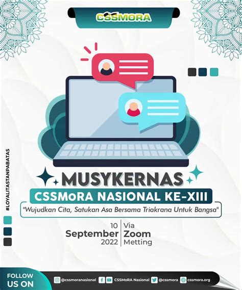 Adakan Musyawarah Kerja Nasional, CSSMoRA Rumuskan Penetapan Program ...