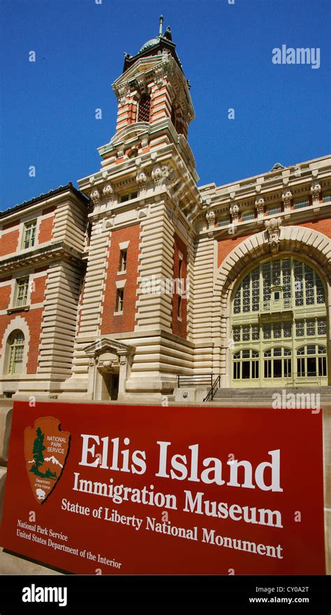 Entrance, Immigration Museum, Ellis Island, New York City, New York ...