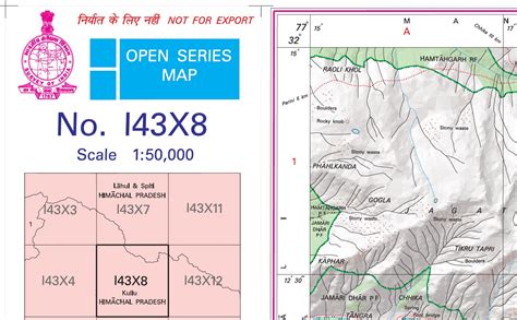 Survey of India Maps – UltraJourneys