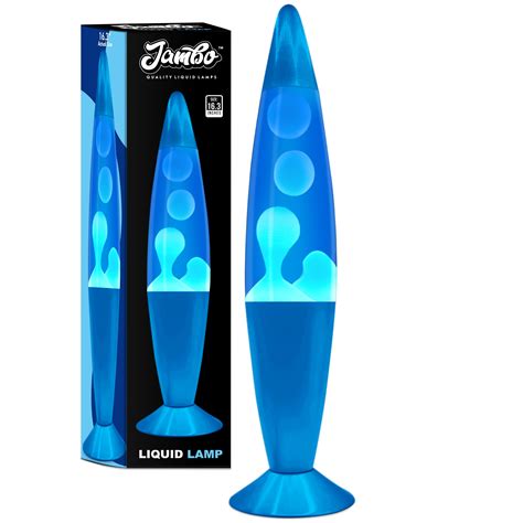 Jambo 16" inch Arctic Blue Lava Lamp (Blue Base, Blue Liquid, White Wax) - Walmart.com