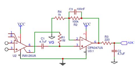 Schematic circuit for EMG device | Download Scientific Diagram