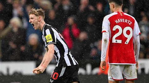 Newcastle 1-0 Arsenal: Anthony Gordon's second-half strike ends Gunners ...