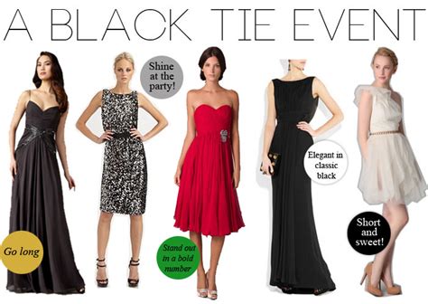 What to Wear to a Black Tie Event | Black Tie Dresses