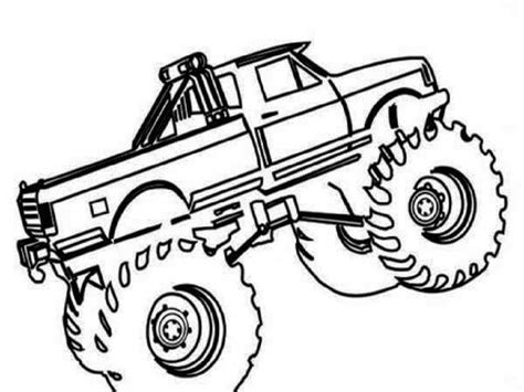 Printable Monster Truck Coloring Pages - Demian Blog