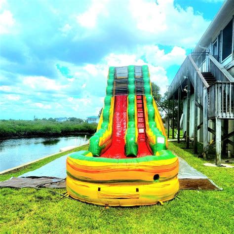 25 ft Sunset Water slide - Positive Energy Bounce House Hudson FL