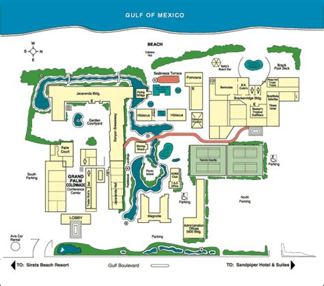 TradeWinds Island Grand Resort Layout