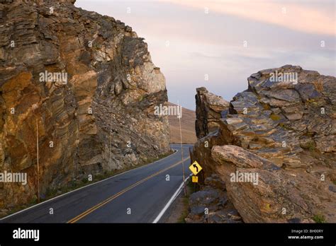 Rock Cut along Trail Ridge Road, Rocky Mountain National Park Stock ...