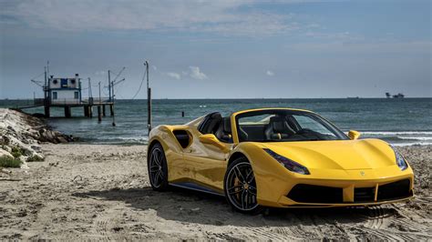 Yellow Ferrari Wallpapers - Top Free Yellow Ferrari Backgrounds ...