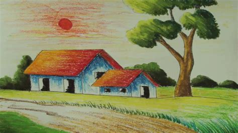 Easy Landscape Drawing For Beginners at PaintingValley.com | Explore collection of Easy ...