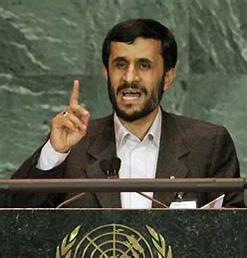 Menas Associates: President Mahmoud Ahmadinejad says most people believe the US responsible for ...