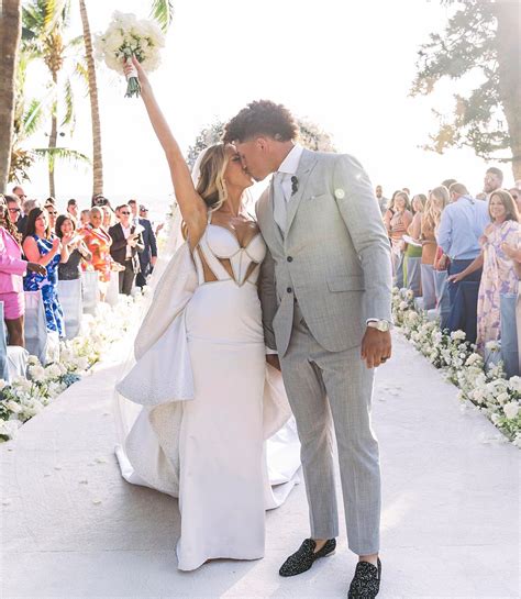 Brittany Matthews Wears Sexy Versace Wedding Dress to Marry Patrick ...