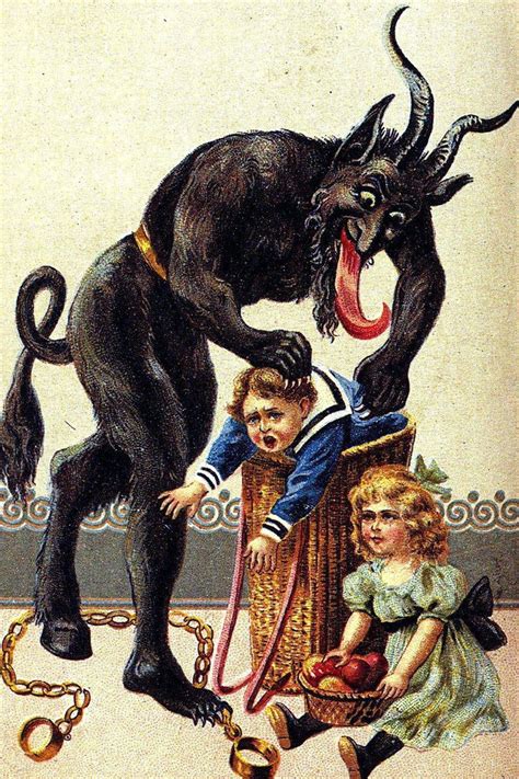 19 Disturbing Pictures Of Krampus That Will Ruin Your Holidays | Creepy ...