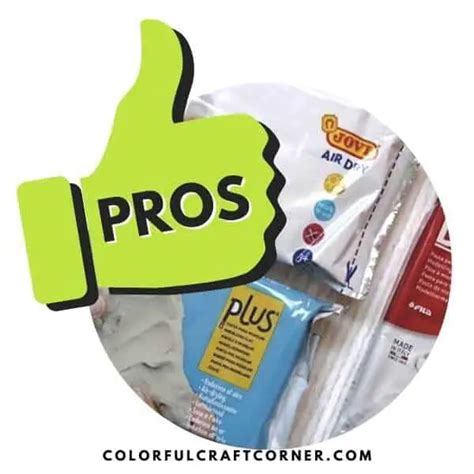 10 Air Dry Clay PROs and CONs - Colorful Craft Corner