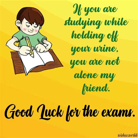 100+ Funny Good luck Messages for exams - Wishes