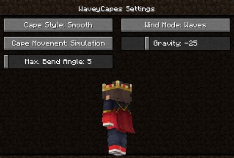 Wavey Capes for Minecraft 1.17