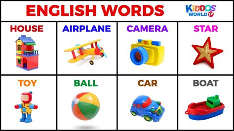 My First Words - Learn Basic English Vocabulary - Picture Words - YouTube