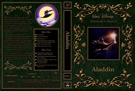 1992_Aladdin - Movie DVD Custom Covers - 1992 Aladdin :: DVD Covers