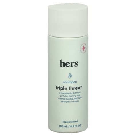 Hers Triple Threat Moisturizing & Thickening Shampoo, 6.4 fl oz ...