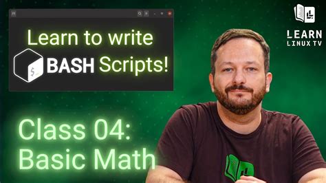 Bash Scripting on Linux (The Complete Guide) Class 04 - Basic Math - YouTube