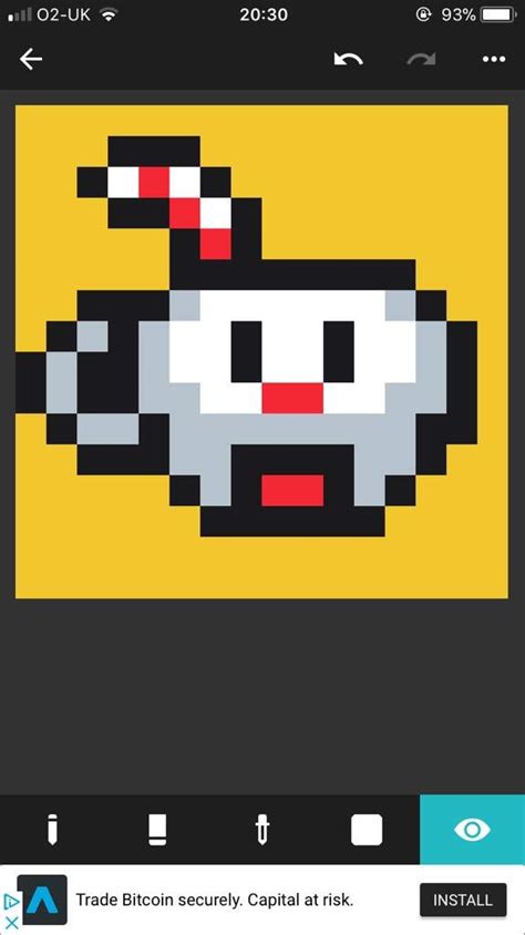 CupHead Pixel Art