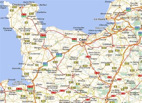 Carte région Basse-Normandie - La-normandie.info | Normandie carte, Basse normandie, Carte des ...