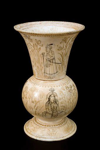 Ivory spittoon (cuspidor), decorated with depictions of four … free public domain image | Look ...