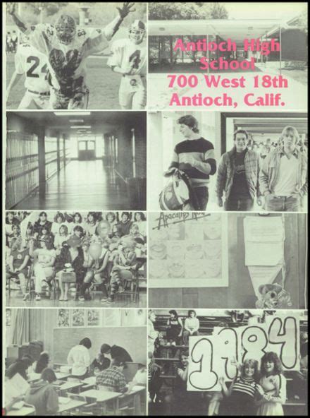 Explore 1984 Antioch High School Yearbook, Antioch CA - Classmates