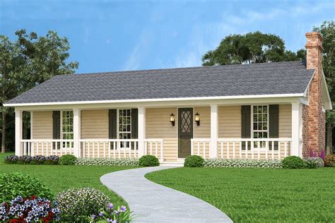 House Plan 048-00266 - Ranch Plan: 1,365 Square Feet, 3 Bedrooms, 2 ...