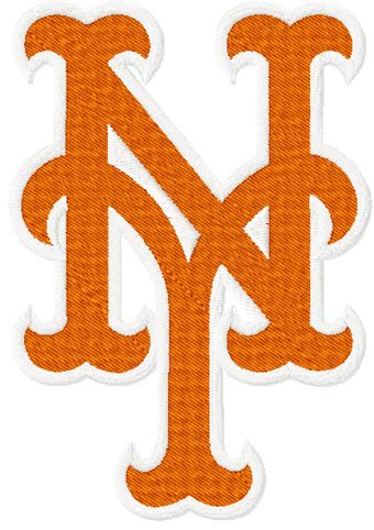 New York Mets Logo machine embroidery design