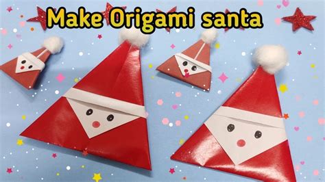 Make santa face 🎅🏻🎅🏻🎅🏻|| origami santa face easy santa face🎅🏻🎅🏻🎅🏻 with paper #youtube - YouTube