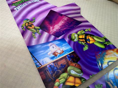 Arcade 1up Turtles in Time orginal art kit – Szabo's Arcades