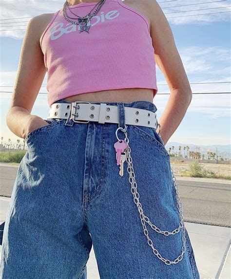 #y2k #aesthetic #style #barbie #denim #pink Indie Outfits, Retro Outfits, Trendy Outfits, Cute ...