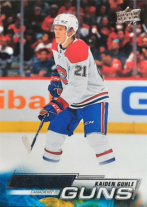 NHL Future Watch: Kaiden Guhle Hockey Cards, Montreal Canadiens