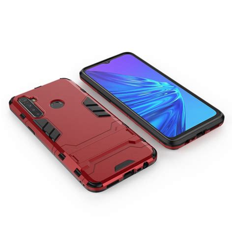 Slim Armour Tough Shockproof Case for realme 5 (Red)