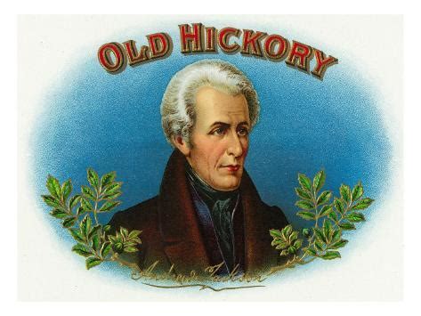 Old Hickory Brand Cigar Box Label, Andrew Jackson Poster by Lantern ...