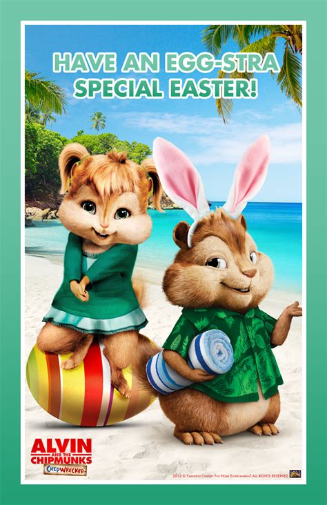 Being Frugal and Making It Work: FREE Easter eCards: Alvin and the Chipmunks: Chipwrecked