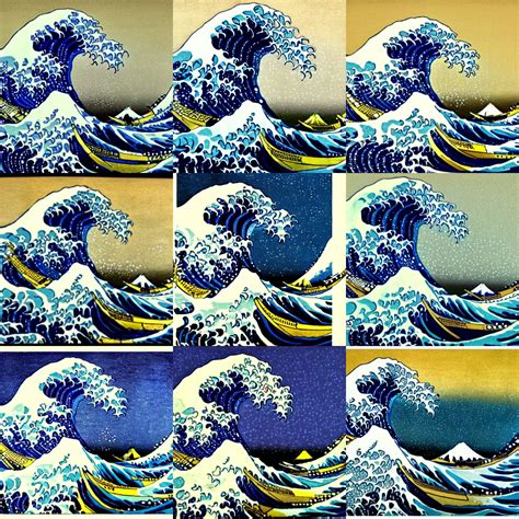 The Great Wave off Kanagawa by Vincent van Gogh | Stable Diffusion ...