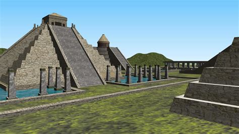 Aztec Temple 3d Model