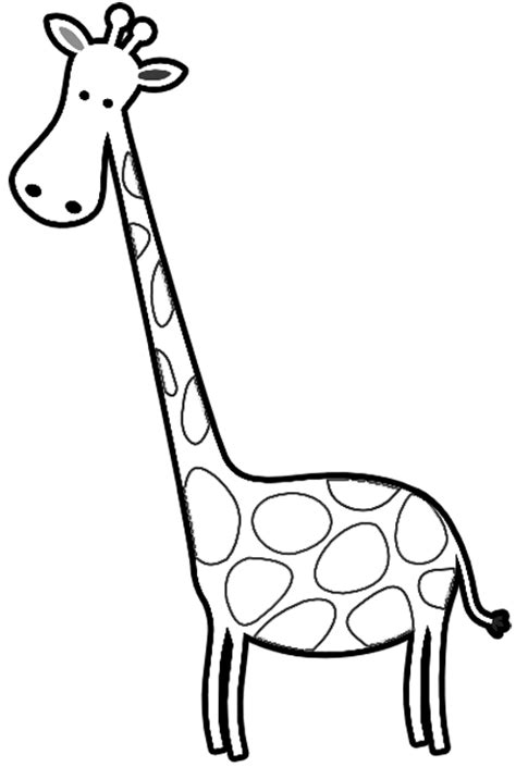 Cartoon Giraffe Coloring Pages - Cartoon Coloring Pages