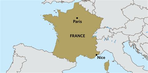 Map locating Nice, France | Delta News Hub