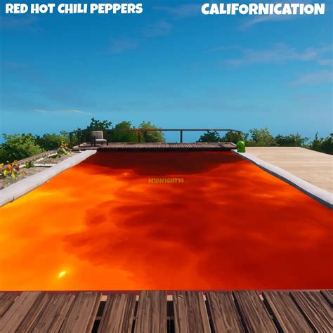 I recreated the Californication album cover in Fortnite Creative Mode ...